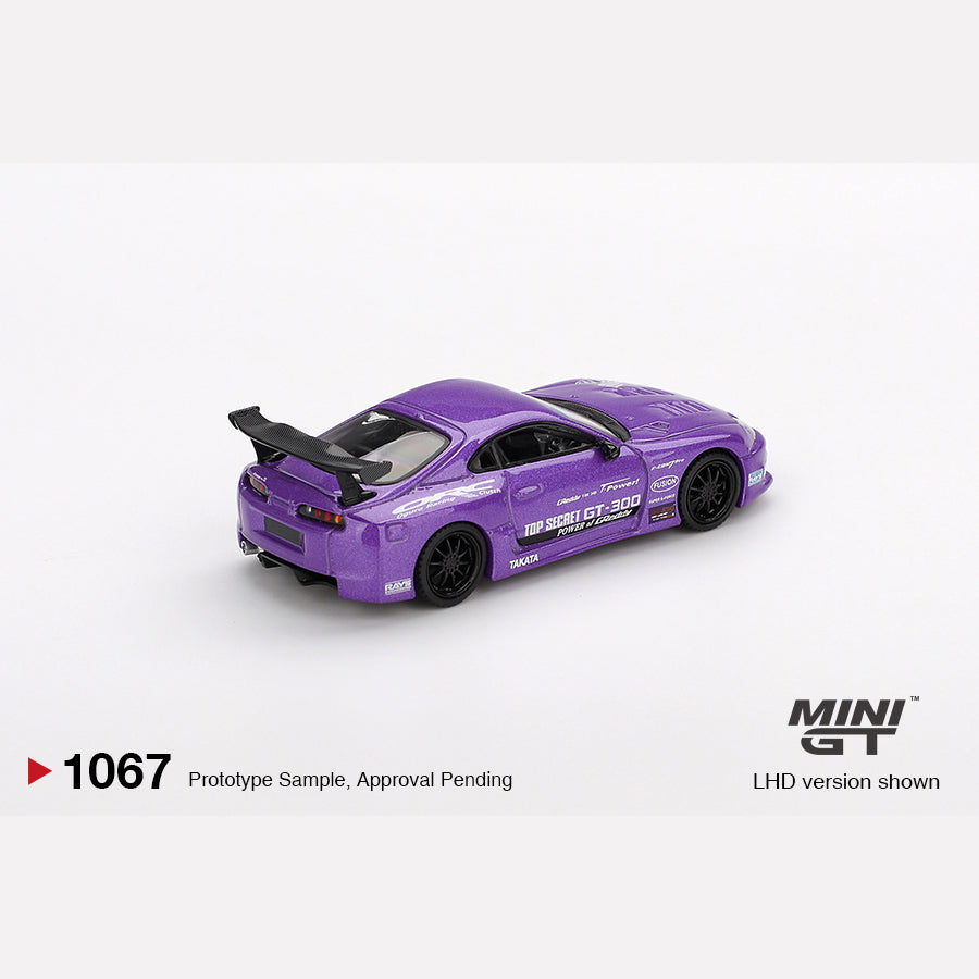 MiniGT #1067 Toyota Supra (A80) Top Secret GT-300 Top Secret Purple