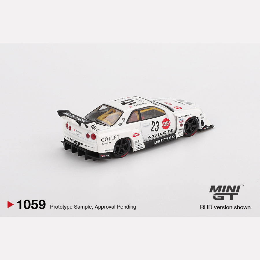 MiniGT #1059 Nissan LB-ER34 Super Silhouette ATHLETE/COLLET