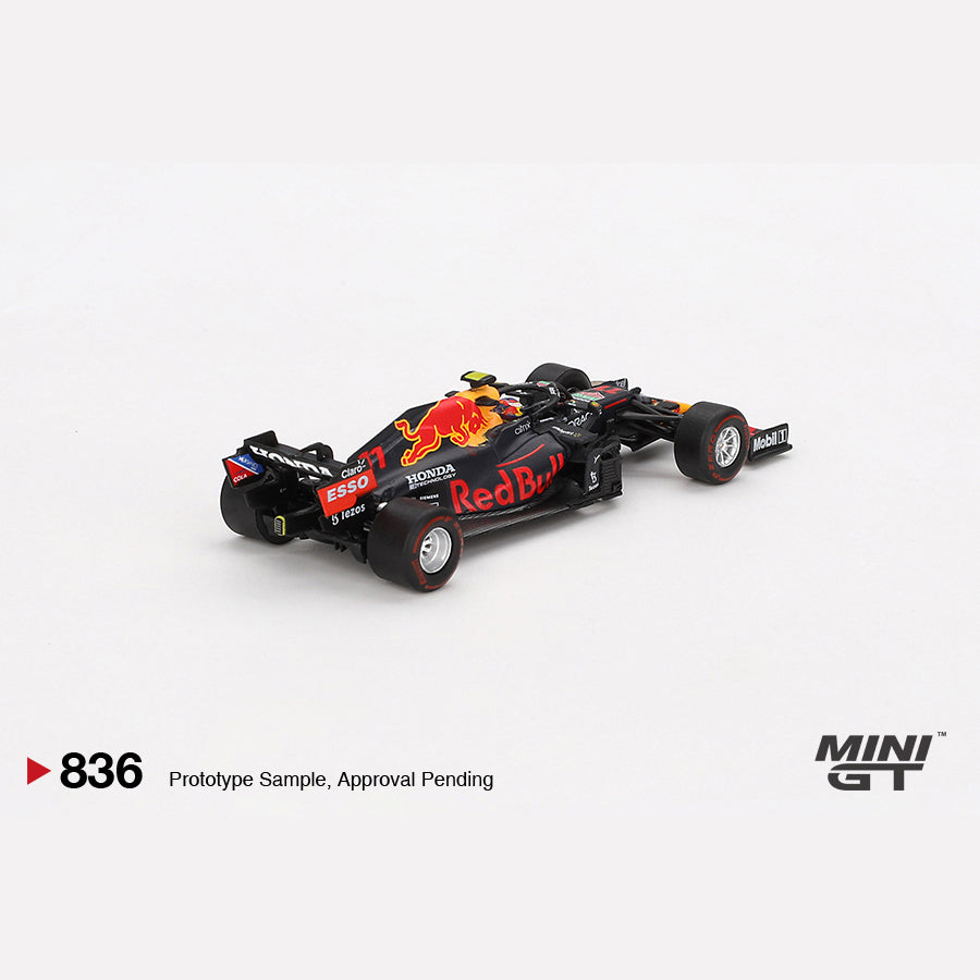 MiniGT #836 Red Bull RB16B #11 Sergio Pérez 2021 Azerbaijan Grand Prix Winner