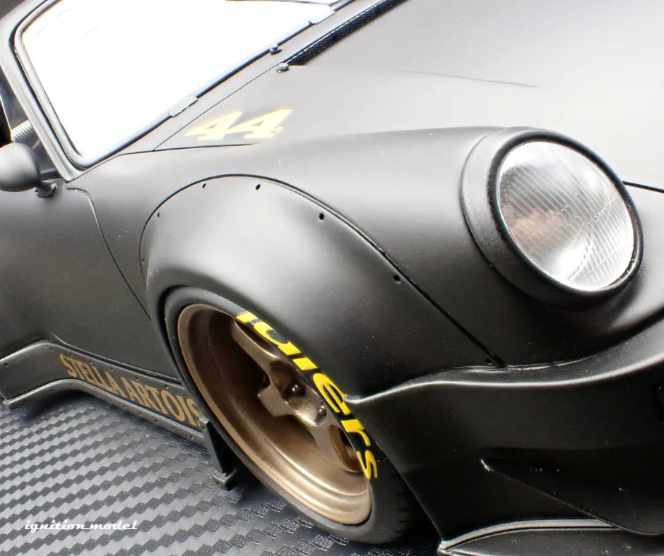 Ignition Model 1:18 RWB 930 Matte Black "Stella Artois"