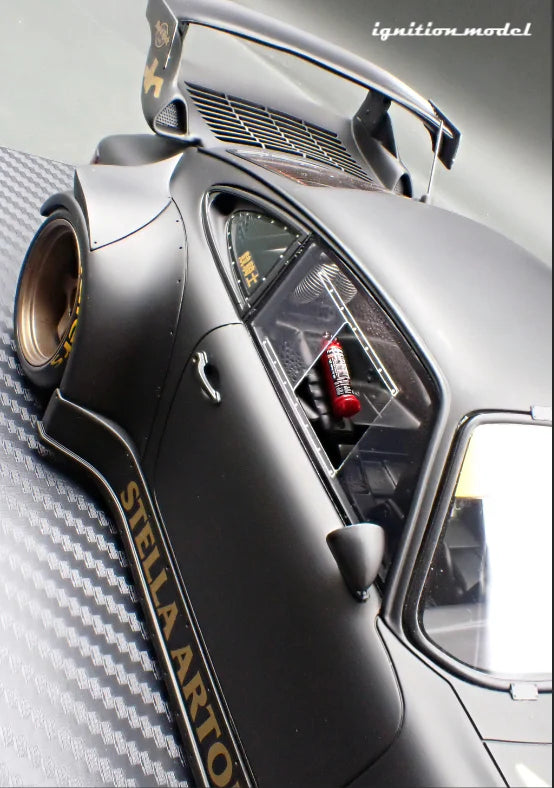 Ignition Model 1:18 RWB 930 Matte Black "Stella Artois"