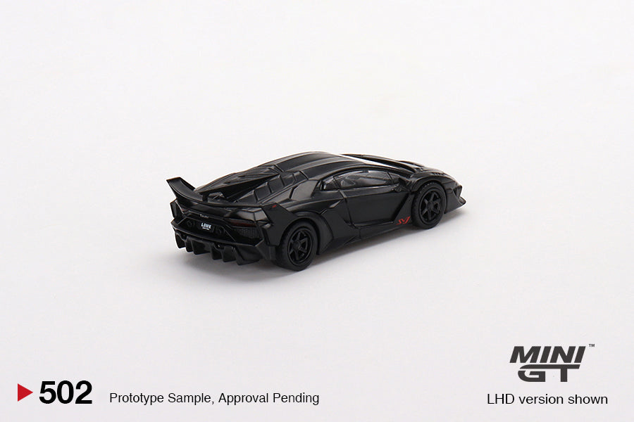 MiniGT 502 Lamborghini LB-Silhouette WORKS Aventador GT EVO Matte Black