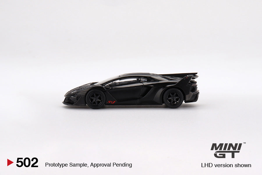 MiniGT 502 Lamborghini LB-Silhouette WORKS Aventador GT EVO Matte Black
