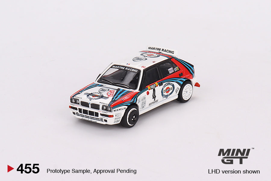MiniGT Lancia Delta HF Integrale Evoluzione 1992 Rally MonteCarlo Martini Racing 4 Cars Set