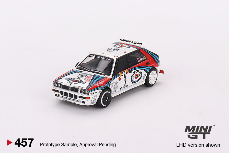 MiniGT Lancia Delta HF Integrale Evoluzione 1992 Rally MonteCarlo Martini Racing 4 Cars Set