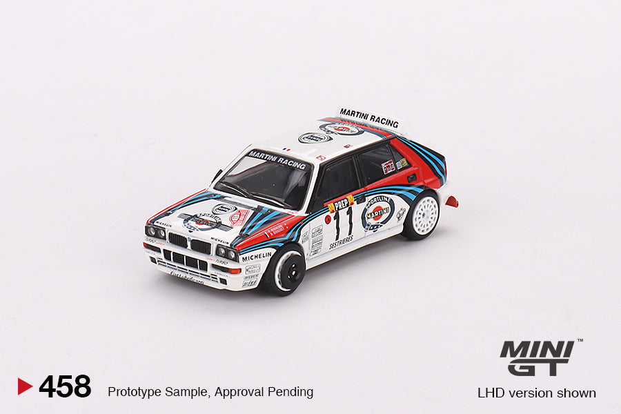 MiniGT Lancia Delta HF Integrale Evoluzione 1992 Rally MonteCarlo Martini Racing 4 Cars Set