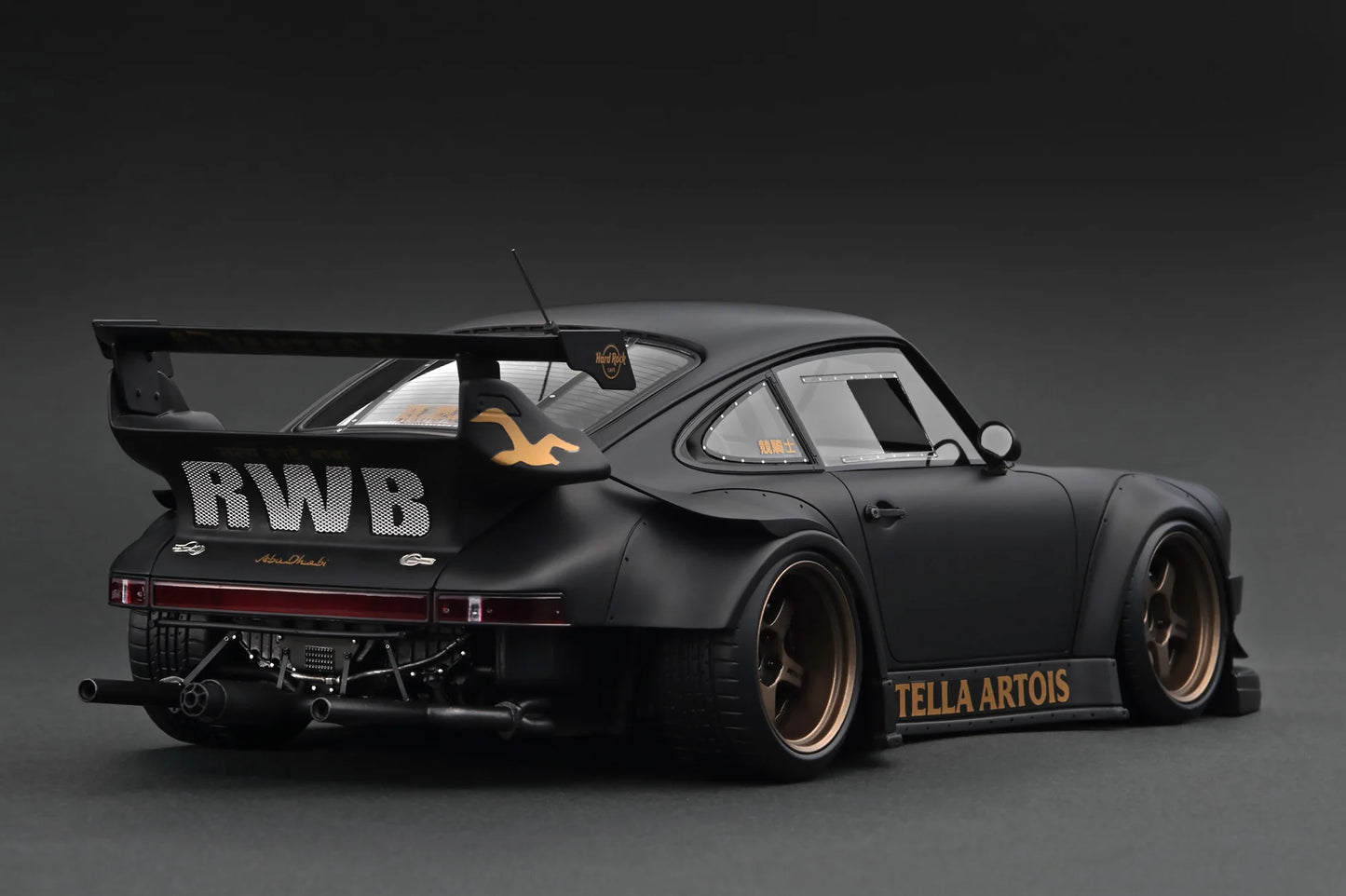 Ignition Model 1:18 RWB 930 Matte Black "Stella Artois"
