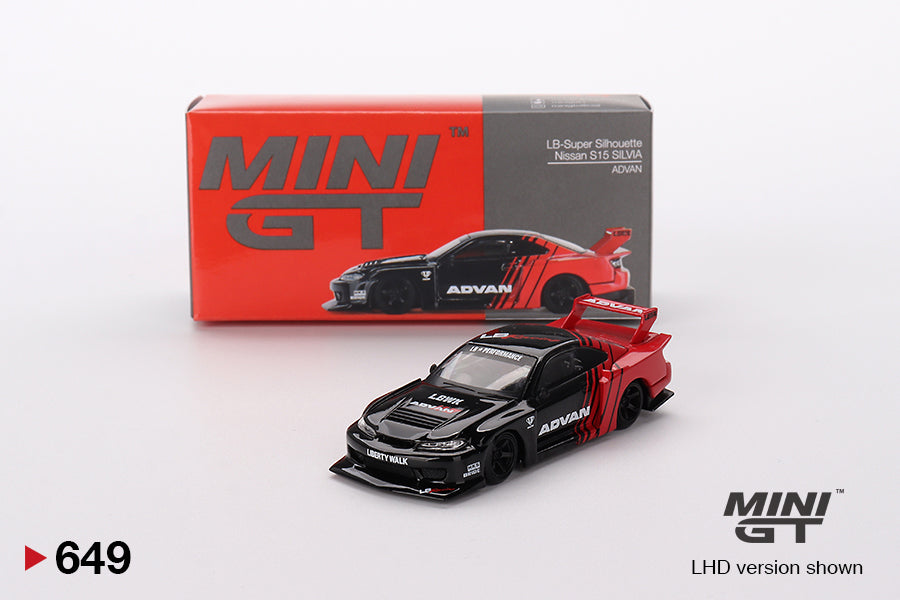 MiniGT #649 Nissan LB-Super Silhouette S15 SILVIA ADVAN