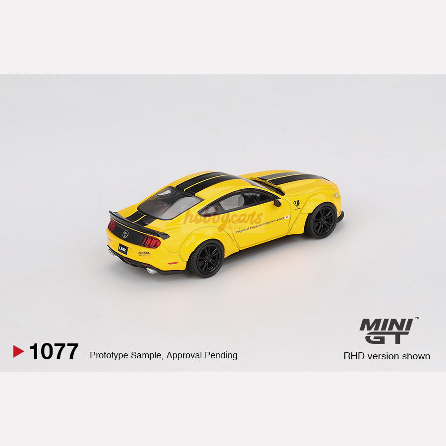 MiniGT #1077 LB-WORKS FORD MUSTANG Triple Yellow