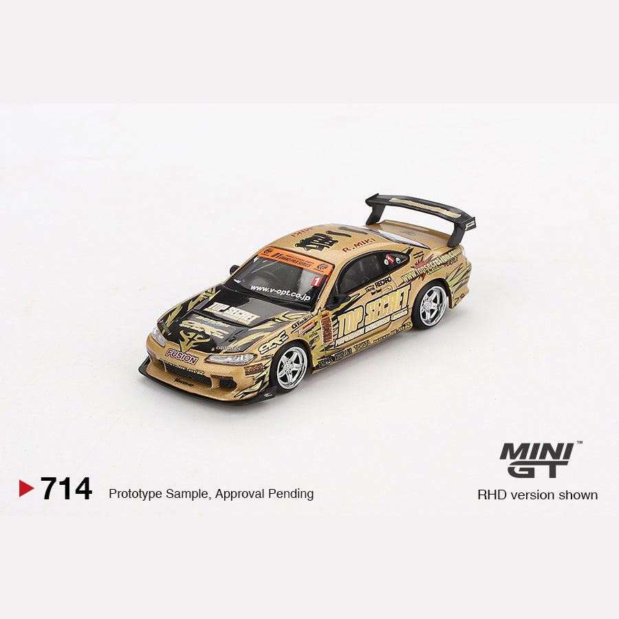 MiniGT #714 Nissan Silvia (S15) Top Secret D1GP