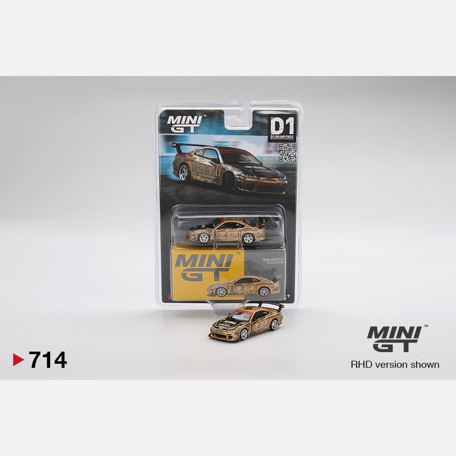 MiniGT #714 Nissan Silvia (S15) Top Secret D1GP