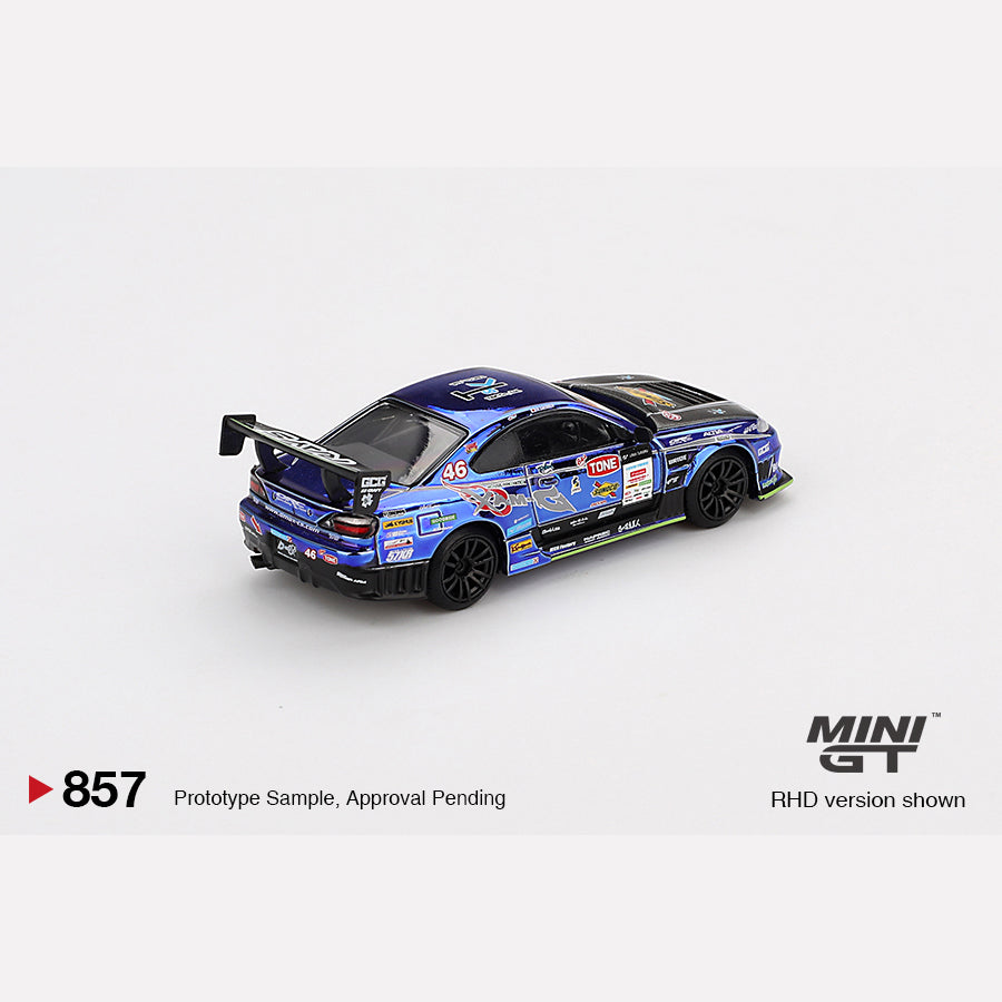 MiniGT #857 Nissan Silvia (S15) D-MAX #46 D-MAX Racing 2023 D1 Grand Prix