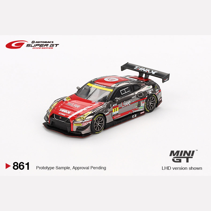 MiniGT #861 Nissan GT-R NISMO GT3 #11 "GAINER TANAX GT-R" GAINER 2023 SUPER GT SERIES (Blister)