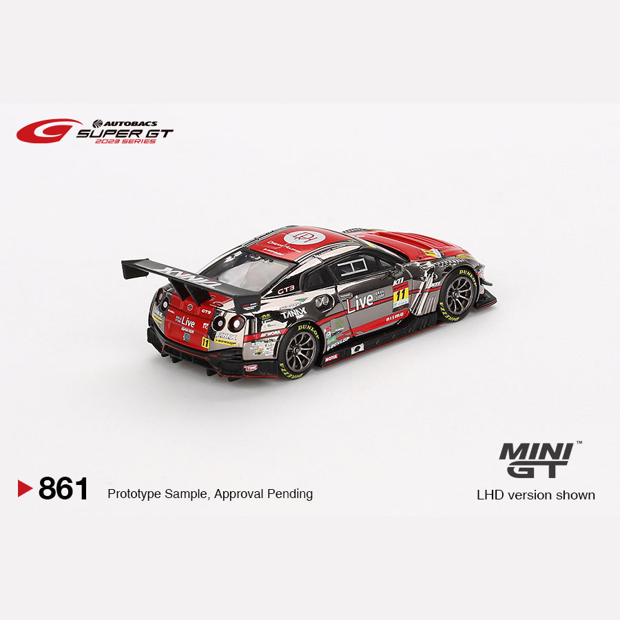 MiniGT #861 Nissan GT-R NISMO GT3 #11 "GAINER TANAX GT-R" GAINER 2023 SUPER GT SERIES (Blister)