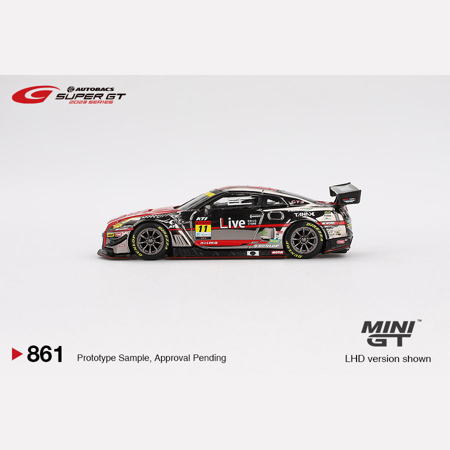 MiniGT #861 Nissan GT-R NISMO GT3 #11 "GAINER TANAX GT-R" GAINER 2023 SUPER GT SERIES (Blister)
