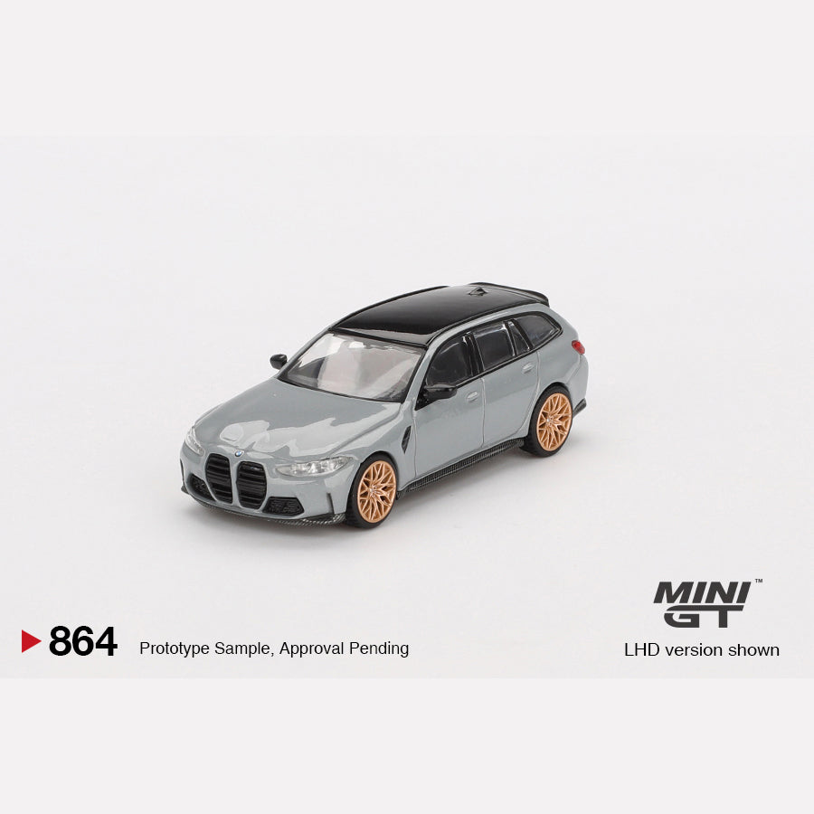 MiniGT #864 BMW M3 Competition Touring Brooklyn Grey