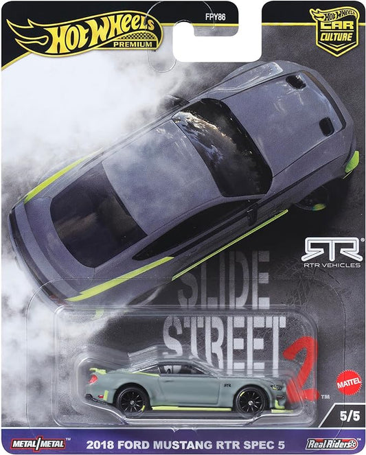 [PREORDER] Hot Wheels [2024 Slide Street 2] 2018 Ford Mustang RTR Spec 5