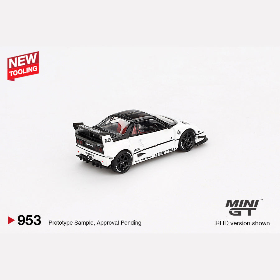 MiniGT #953 Mazda AZ-1 Liberty Walk LB40 White 2024 Tokyo Auto Salon