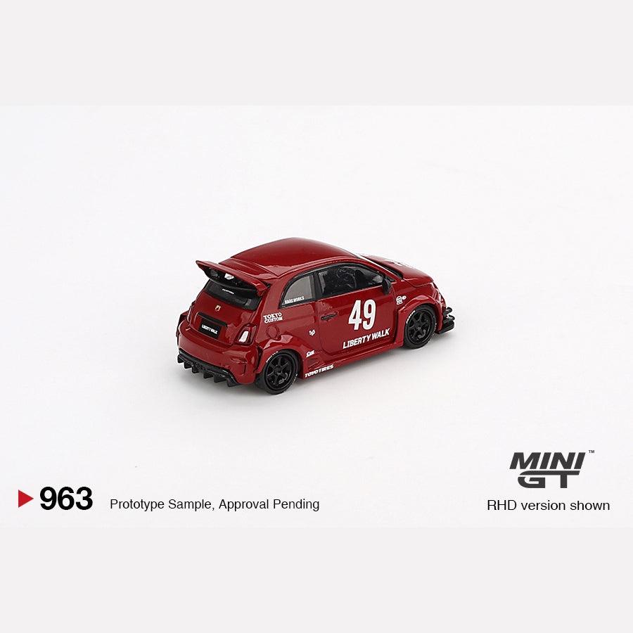 MiniGT #963 LB-WORKS x Abas Works ABARTH 595 Red
