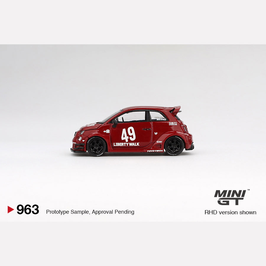 MiniGT #963 LB-WORKS x Abas Works ABARTH 595 Red
