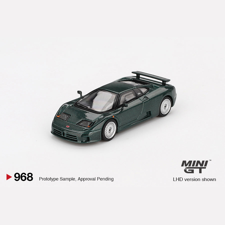 MiniGT #968 Bugatti EB110 GT Verde Scuro