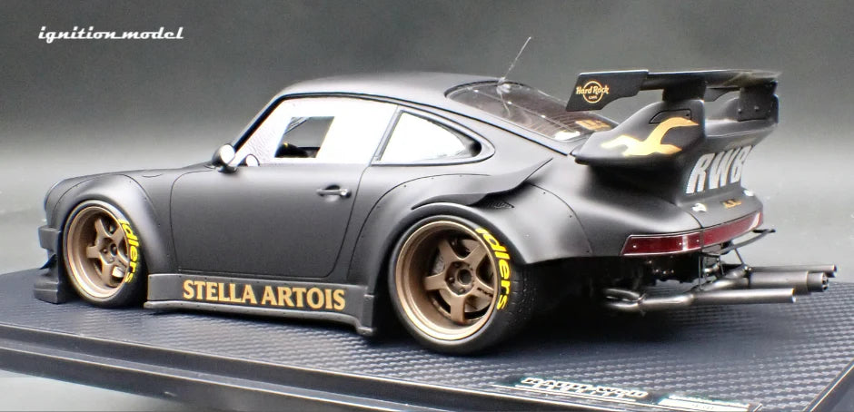 Ignition Model 1:18 RWB 930 Matte Black "Stella Artois"