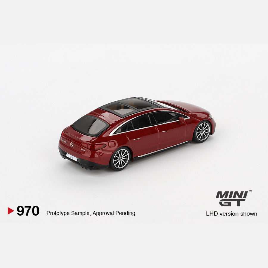 MiniGT #970 Mercedes-Benz EQS 580 4MATIC Red Metallic