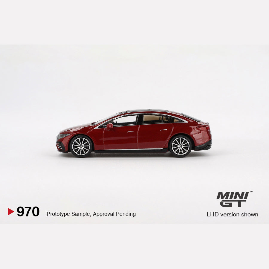 MiniGT #970 Mercedes-Benz EQS 580 4MATIC Red Metallic