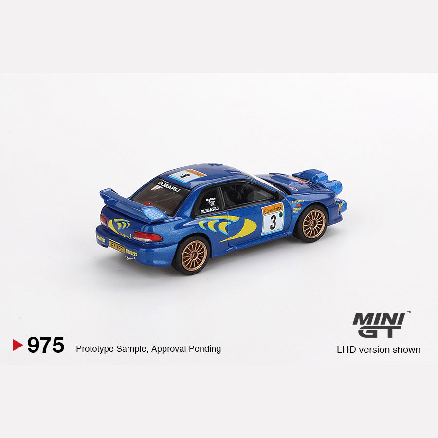 MiniGT #975 Subaru Impreza WRC98 1998 Rally Monte-Carlo 3rd Place #3 Colin McRae
