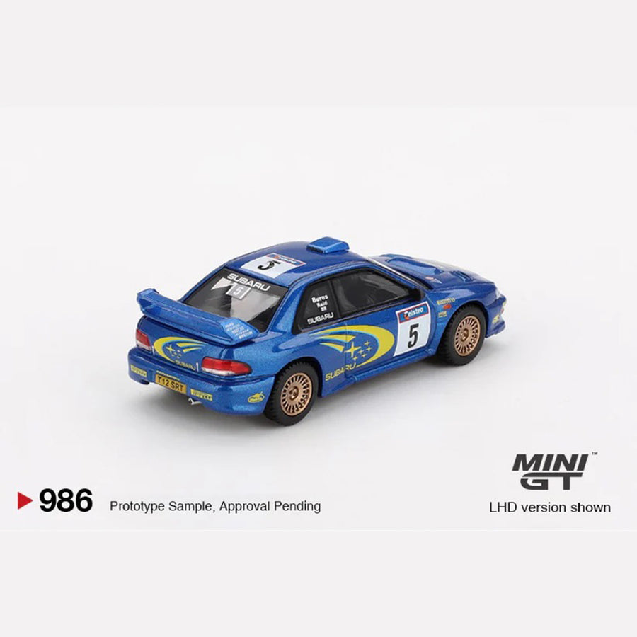 MiniGT #986 Subaru Impreza WRC99 1999 Rally Australia Winner #5 (Australia Exclusive)