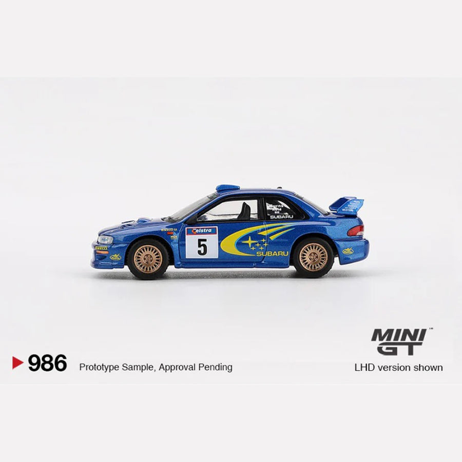 MiniGT #986 Subaru Impreza WRC99 1999 Rally Australia Winner #5 (Australia Exclusive)