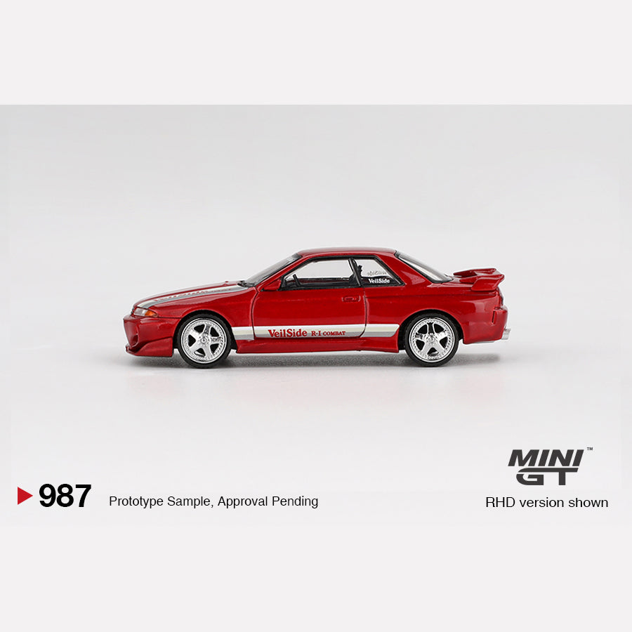 MiniGT #987 Nissan Skyline GT-R (R32) VeilSide Combat C-I Gem Red