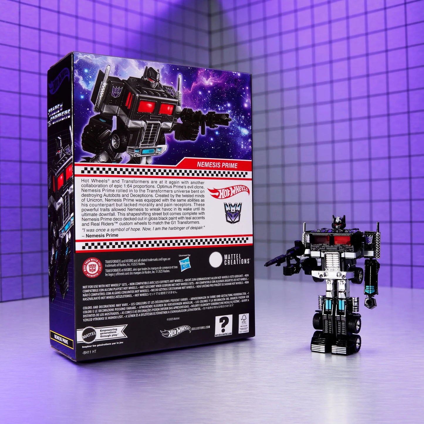 Hot Wheels Collectors 2025 RLC Exclusive Transformers Nemesis Prime