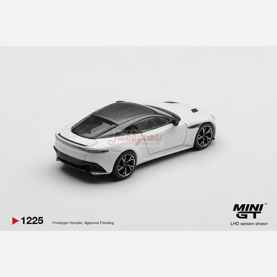 MiniGT #1225 Aston Martin DBS Stratus White (RHD)