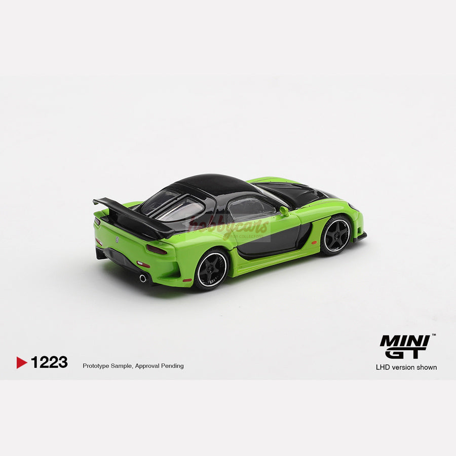 MiniGT #1223 Mazda RX-7 VeilSide Fortune7 Green (RHD)