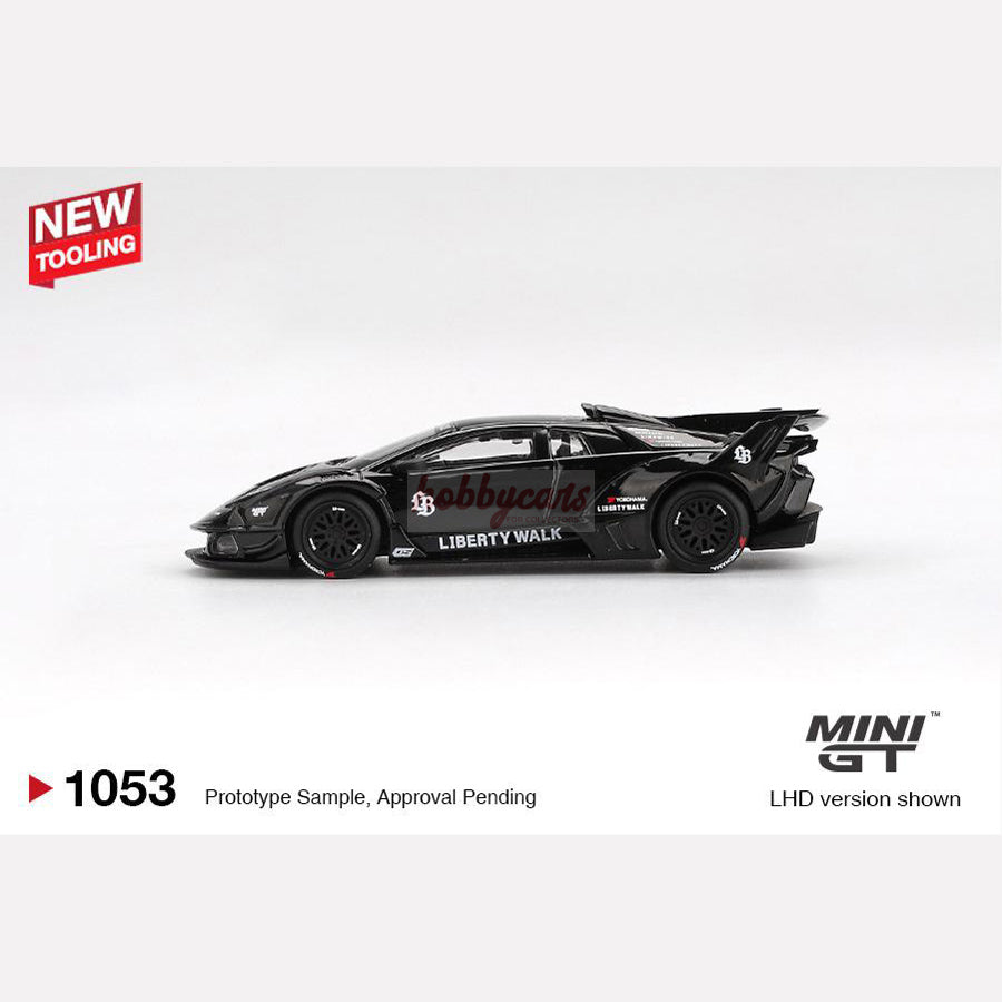MiniGT #1053 Lamborghini LB-Silhouette WORKS MURCIELAGO GT Evo Black (LHD)