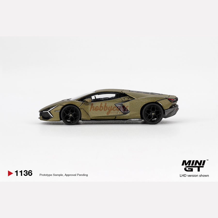 MiniGT #1136 Lamborghini Revuelto Verde Gea Matte (RHD)