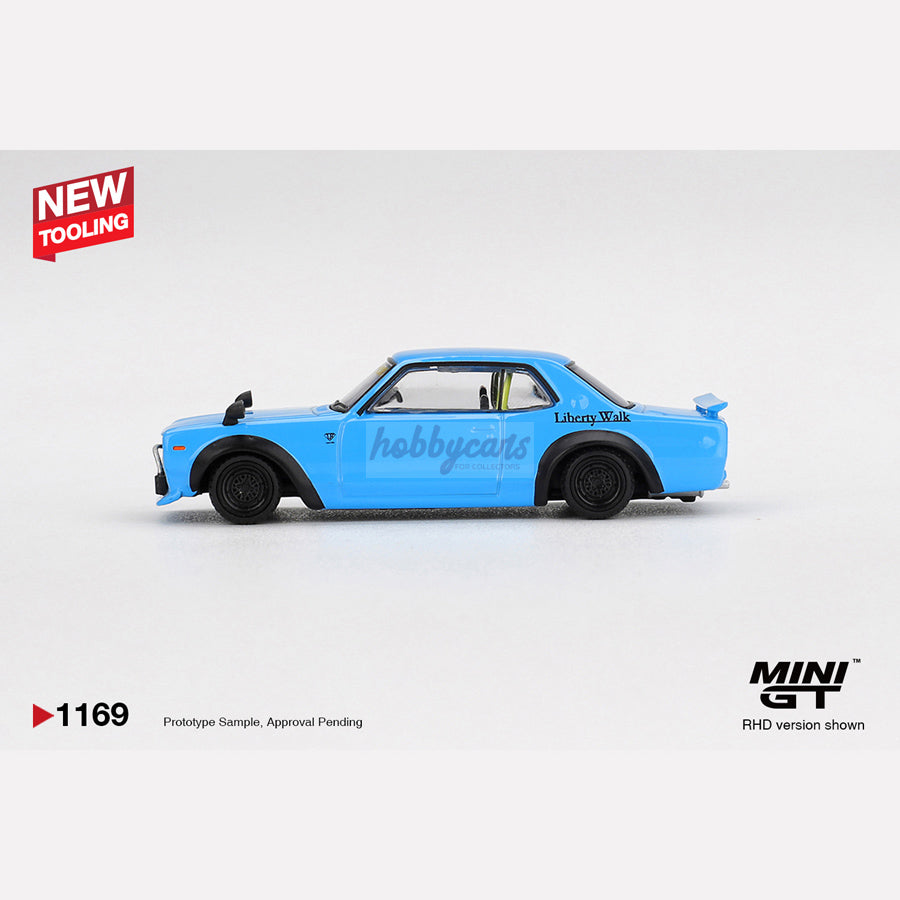MiniGT #1169 Nissan LB Works HAKOSUKA Baby Blue (RHD)