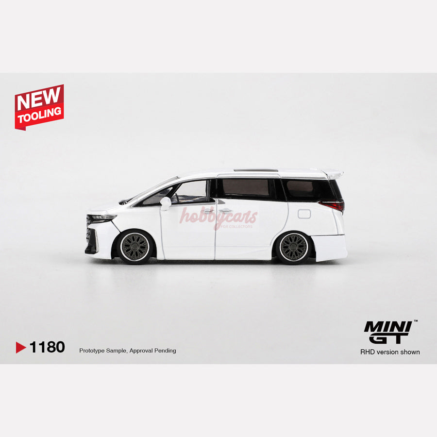 MiniGT #1180 Toyota Vellfire 40 KUHL White (RHD)