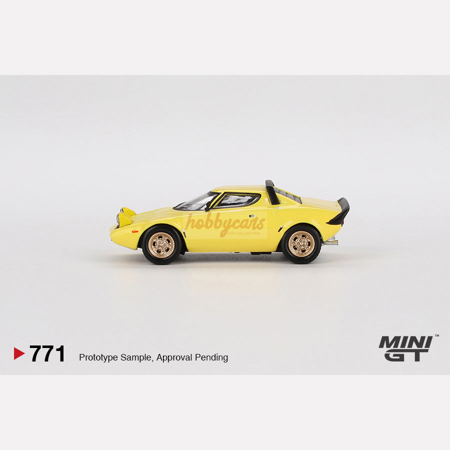 MiniGT #771 Lancia Stratos HF Stradale Giallo Fly (LHD)