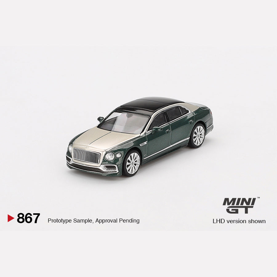 MiniGT #867 Bentley Flying Spur White Sand Verdant