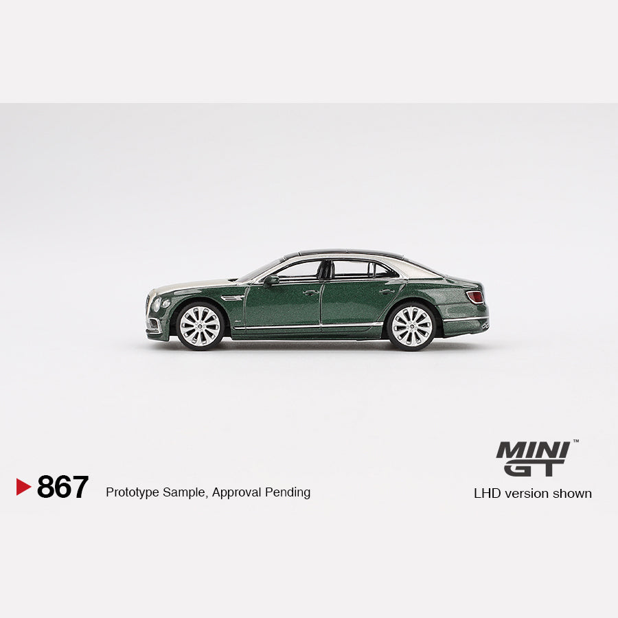 MiniGT #867 Bentley Flying Spur White Sand Verdant