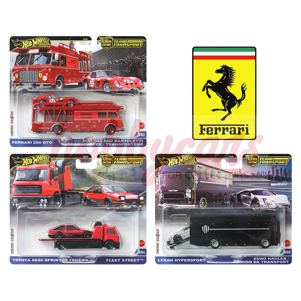 ホットウィール チームトランスポート フェラーリ 250 GTO 2台セット
