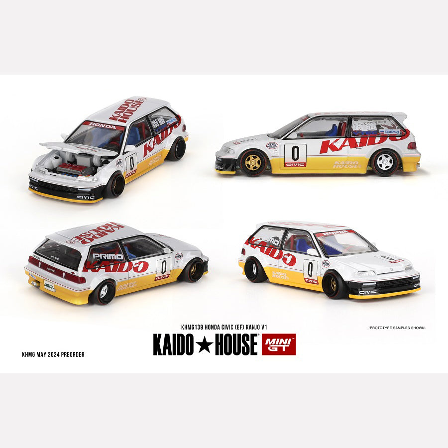 MiniGT KAIDO HOUSE Honda Civic (EF) Kanjo V1