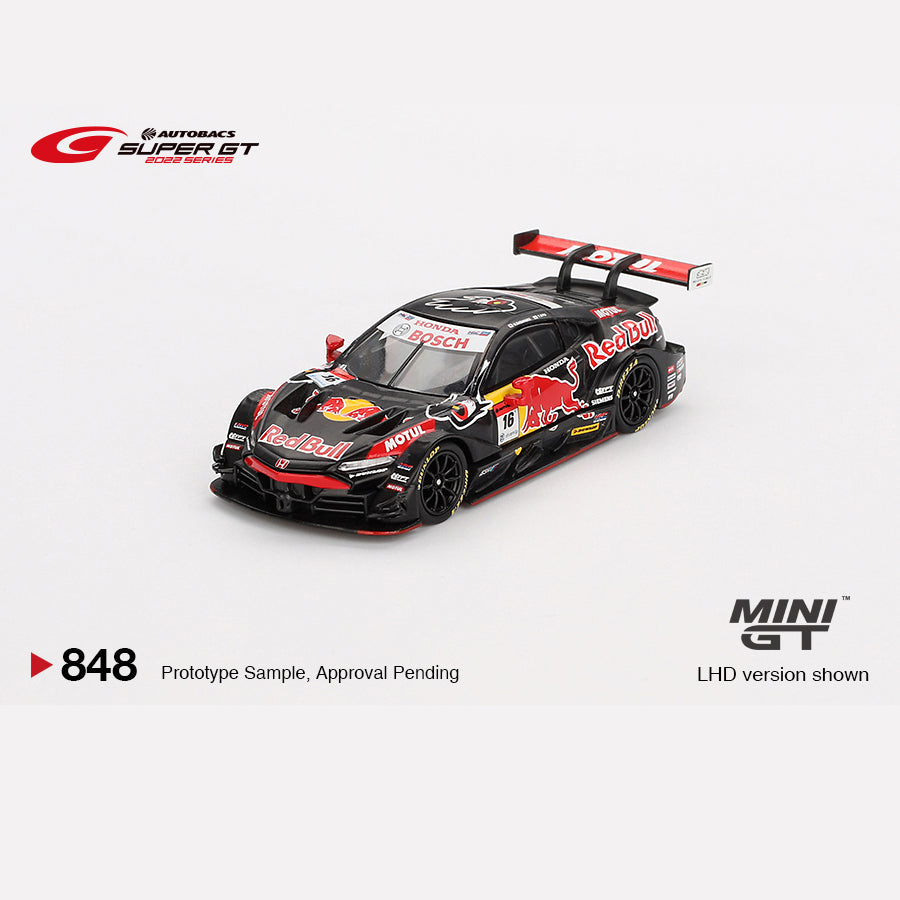MiniGT #848 Honda NSX-GT "TYPE S" GT500 #16 "Red Bull MOTUL MUGEN NSX-GT " TEAM Red Bull MUGEN 2022 SUPER GT SERIES (Blister)