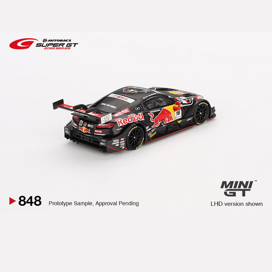 MiniGT #848 Honda NSX-GT "TYPE S" GT500 #16 "Red Bull MOTUL MUGEN NSX-GT " TEAM Red Bull MUGEN 2022 SUPER GT SERIES (Blister)