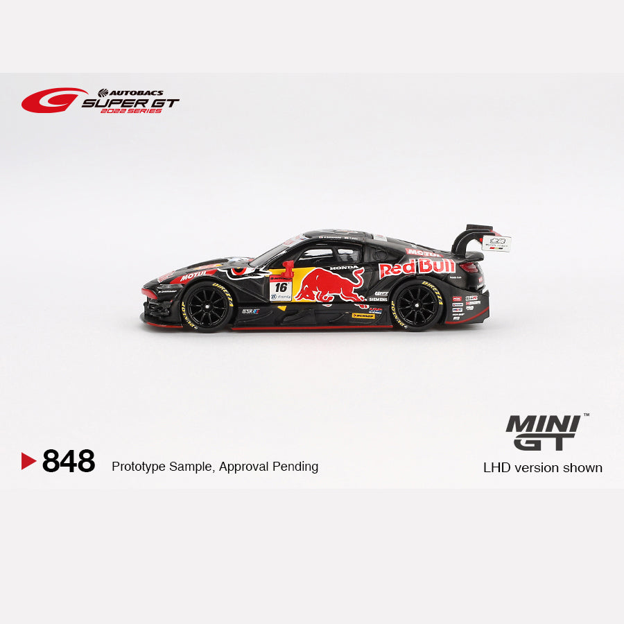 MiniGT #848 Honda NSX-GT "TYPE S" GT500 #16 "Red Bull MOTUL MUGEN NSX-GT " TEAM Red Bull MUGEN 2022 SUPER GT SERIES (Blister)