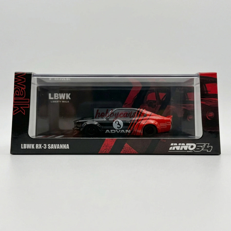 Inno64 Mazda LBWK RX3 Savanna "Advan Livery"