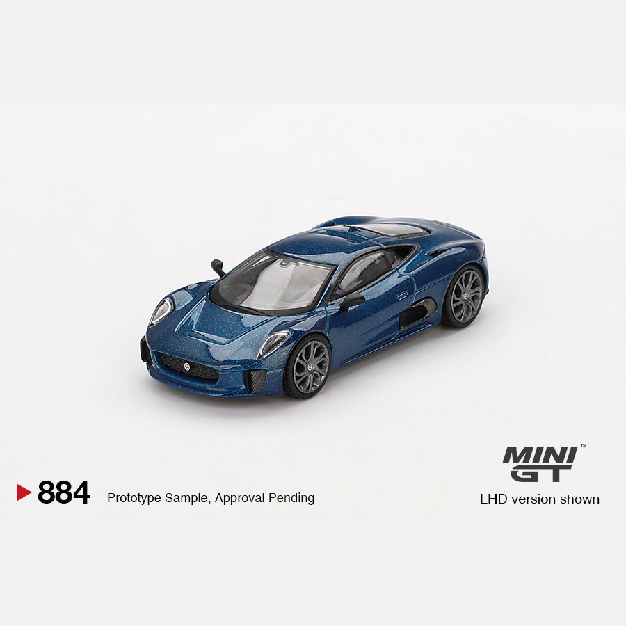 MiniGT #884 Jaguar C-X75 Blue