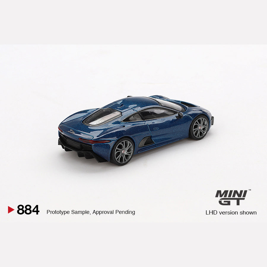 MiniGT #884 Jaguar C-X75 Blue